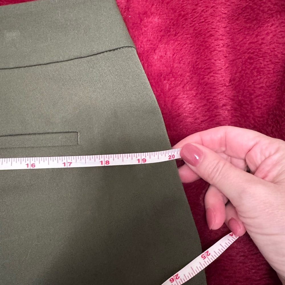 Ann Taylor Green Pants 12 never worn - Picture 6 of 8